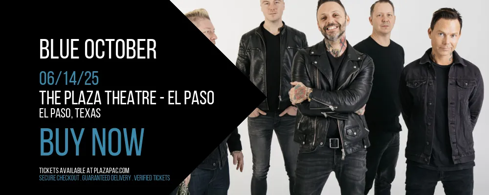 Blue October at The Plaza Theatre